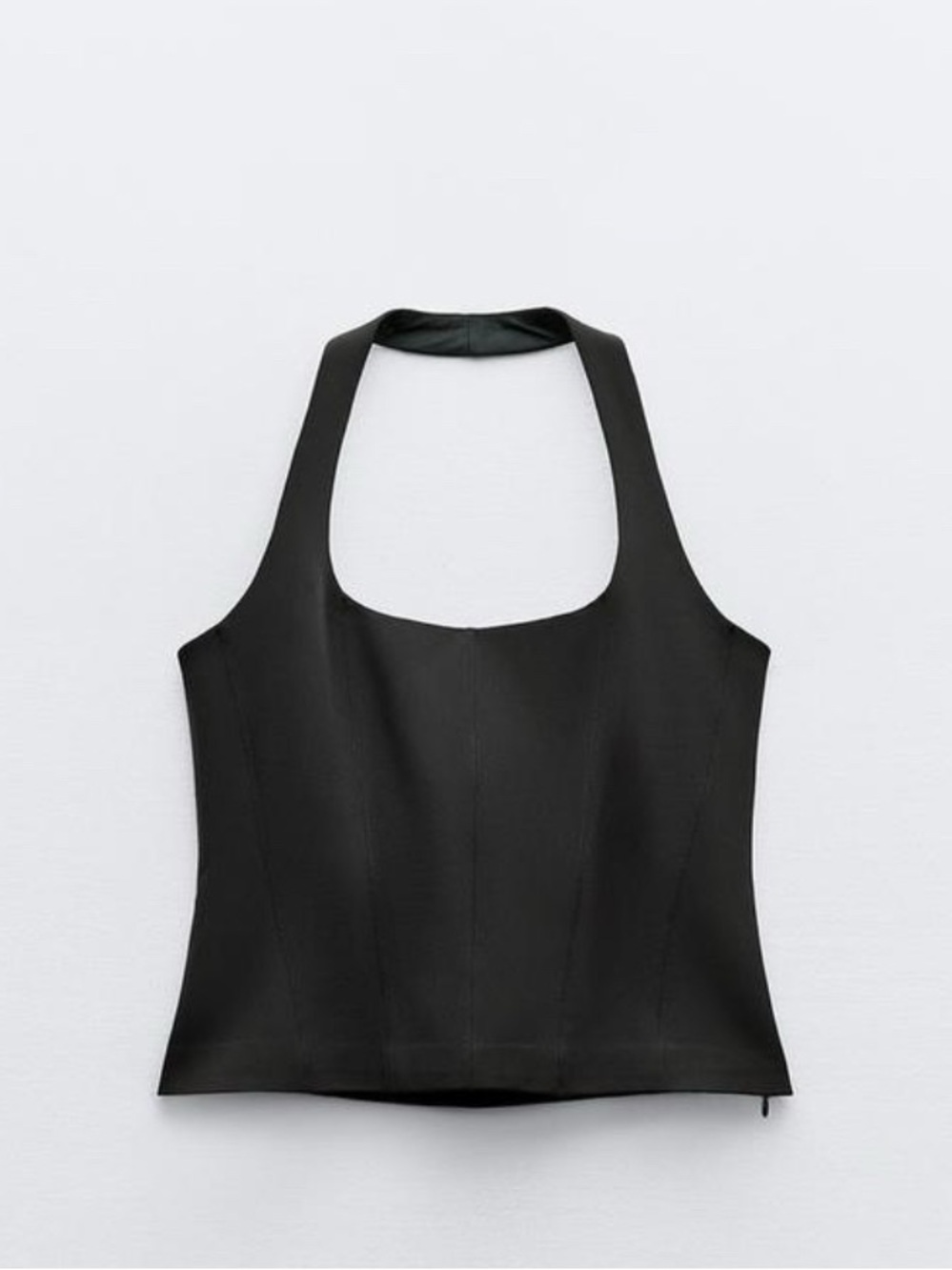 Zara Black Halter-Style Camisole